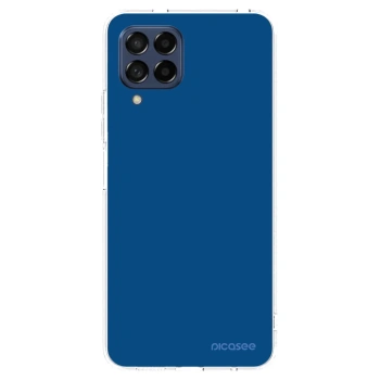 Picasee átlátszó szilikon tok az alábbi mobiltelefonokra Samsung Galaxy M53 5G - Navy Blue