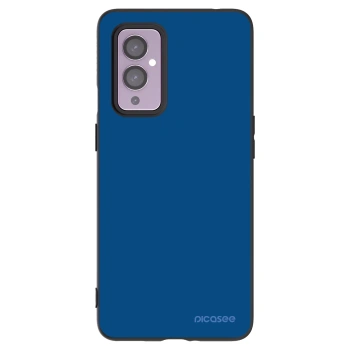 Picasee fekete szilikon tok az alábbi mobiltelefonokra OnePlus 9 - Navy Blue