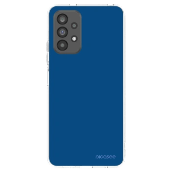 Picasee átlátszó szilikon tok az alábbi mobiltelefonokra Samsung Galaxy A73 5G - Navy Blue