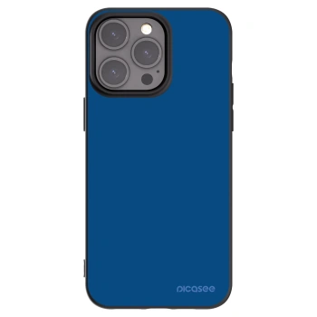 Picasee fekete szilikon tok az alábbi mobiltelefonokra Apple iPhone 15 Pro Max - Navy Blue