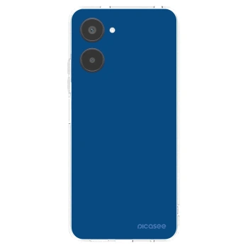 Picasee átlátszó szilikon tok az alábbi mobiltelefonokra Realme 10 4G - Navy Blue