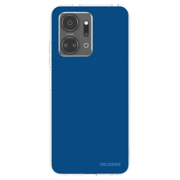 Picasee átlátszó szilikon tok az alábbi mobiltelefonokra Honor X7a - Navy Blue