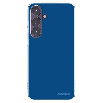 Picasee átlátszó szilikon tok az alábbi mobiltelefonokra Samsung Galaxy S24+ S926B 5G - Navy Blue