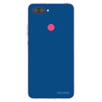 Picasee átlátszó szilikon tok az alábbi mobiltelefonokra Xiaomi Mi 8 Lite - Navy Blue