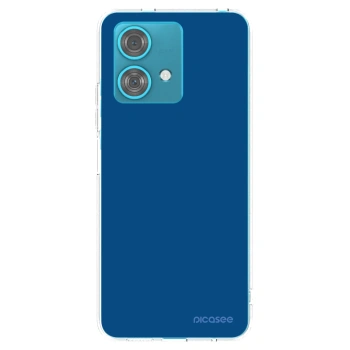Picasee átlátszó szilikon tok az alábbi mobiltelefonokra Motorola Edge 40 Neo - Navy Blue
