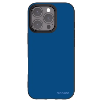 Picasee fekete szilikon tok az alábbi mobiltelefonokra Apple iPhone 16 Pro - Navy Blue