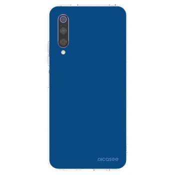 Picasee átlátszó szilikon tok az alábbi mobiltelefonokra Xiaomi Mi 9 - Navy Blue