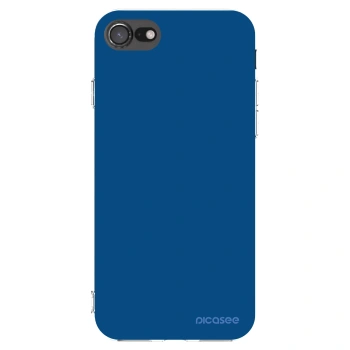Picasee átlátszó szilikon tok az alábbi mobiltelefonokra Apple iPhone 7 - Navy Blue