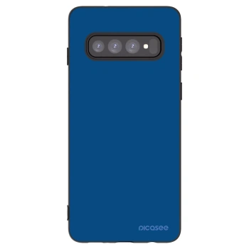 Picasee fekete szilikon tok az alábbi mobiltelefonokra Samsung Galaxy S10 G973 - Navy Blue