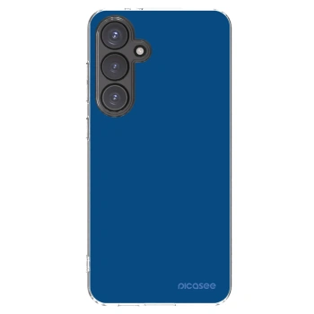 Picasee átlátszó szilikon tok az alábbi mobiltelefonokra Samsung Galaxy S24 FE S721B - Navy Blue