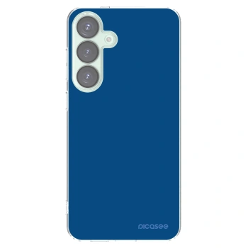 Picasee átlátszó szilikon tok az alábbi mobiltelefonokra Samsung Galaxy S25+ 5G - Navy Blue
