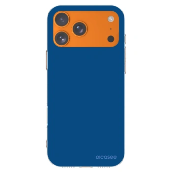 Picasee átlátszó szilikon tok az alábbi mobiltelefonokra Apple iPhone 17 Pro Max - Navy Blue