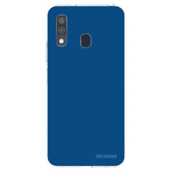 Picasee átlátszó szilikon tok az alábbi mobiltelefonokra Samsung Galaxy A40 A405F - Navy Blue