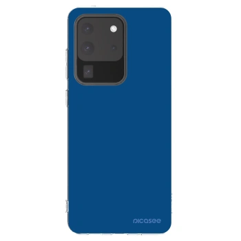 Picasee átlátszó szilikon tok az alábbi mobiltelefonokra Samsung Galaxy S20 Ultra 5G G988F - Navy Blue