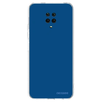 Picasee átlátszó szilikon tok az alábbi mobiltelefonokra Xiaomi Redmi Note 9 Pro - Navy Blue