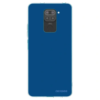 Picasee fekete szilikon tok az alábbi mobiltelefonokra Xiaomi Redmi Note 9 - Navy Blue