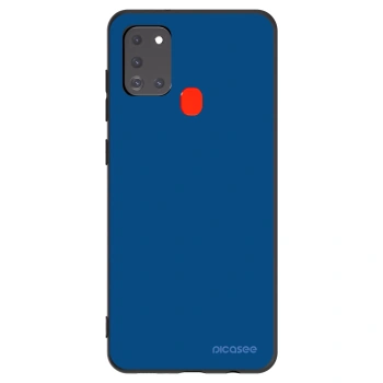 Picasee fekete szilikon tok az alábbi mobiltelefonokra Samsung Galaxy A21s - Navy Blue