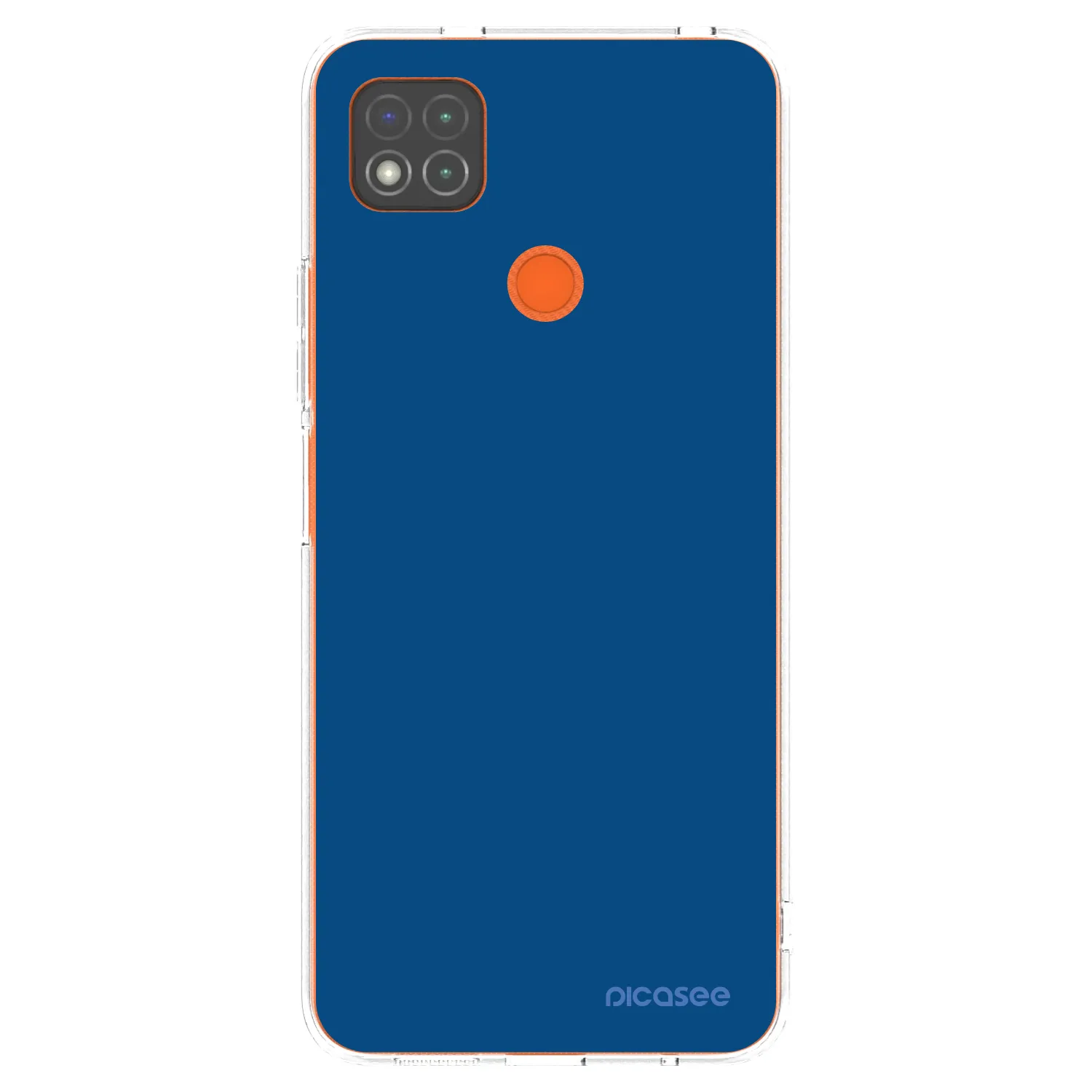 Picasee átlátszó szilikon tok az alábbi mobiltelefonokra Xiaomi Redmi 9C - Navy Blue