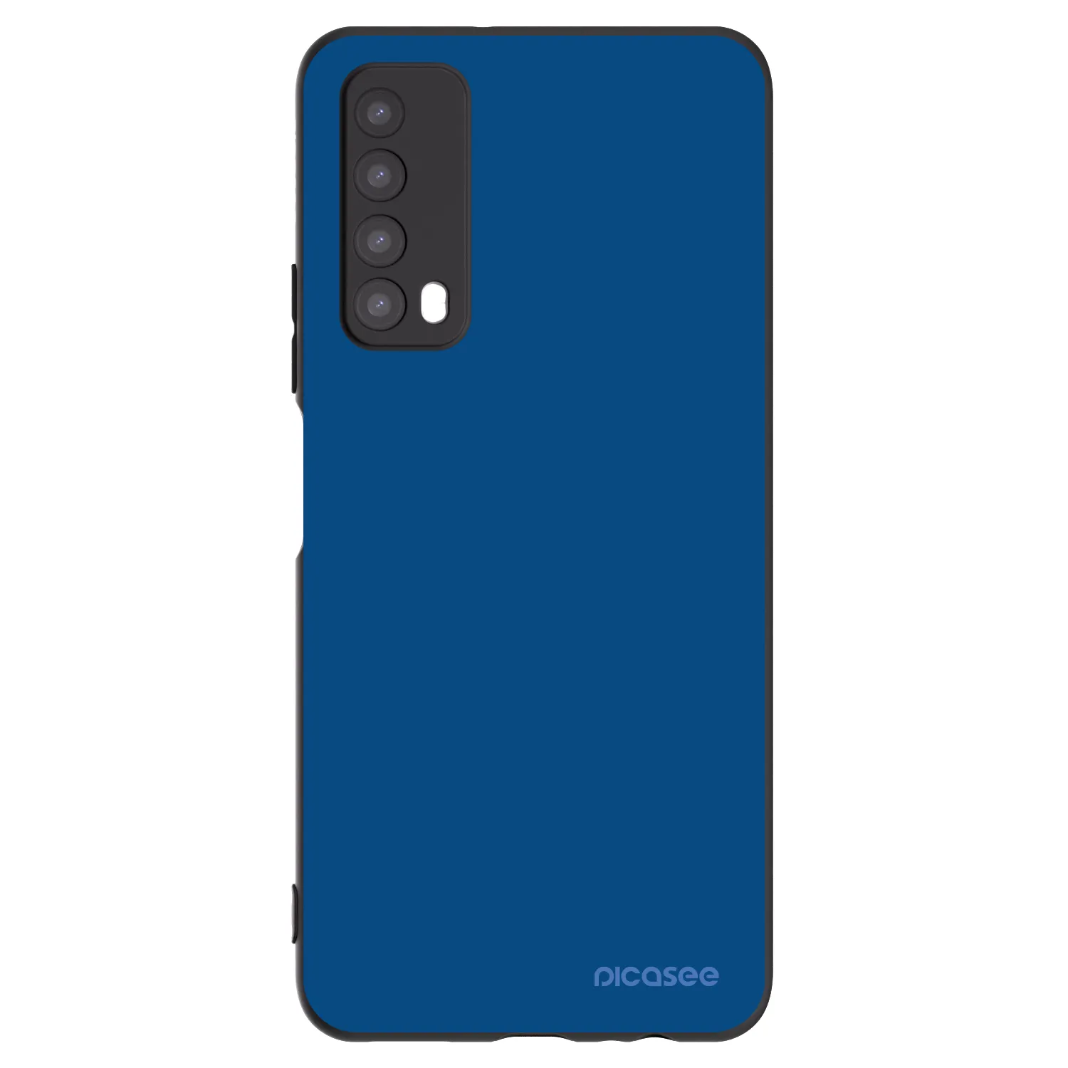 Picasee fekete szilikon tok az alábbi mobiltelefonokra Huawei P Smart 2021 - Navy Blue
