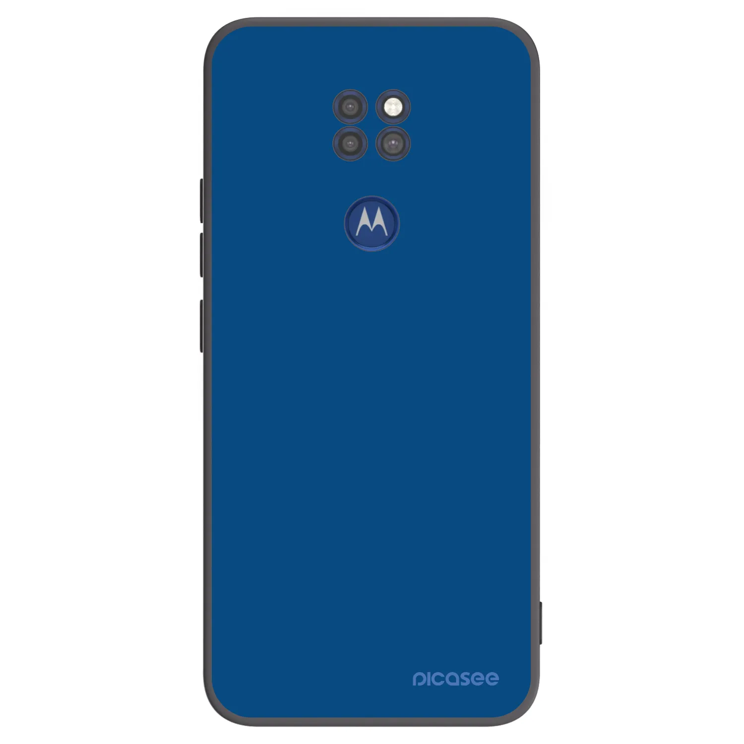 Picasee fekete szilikon tok az alábbi mobiltelefonokra Motorola Moto G9 Play - Navy Blue