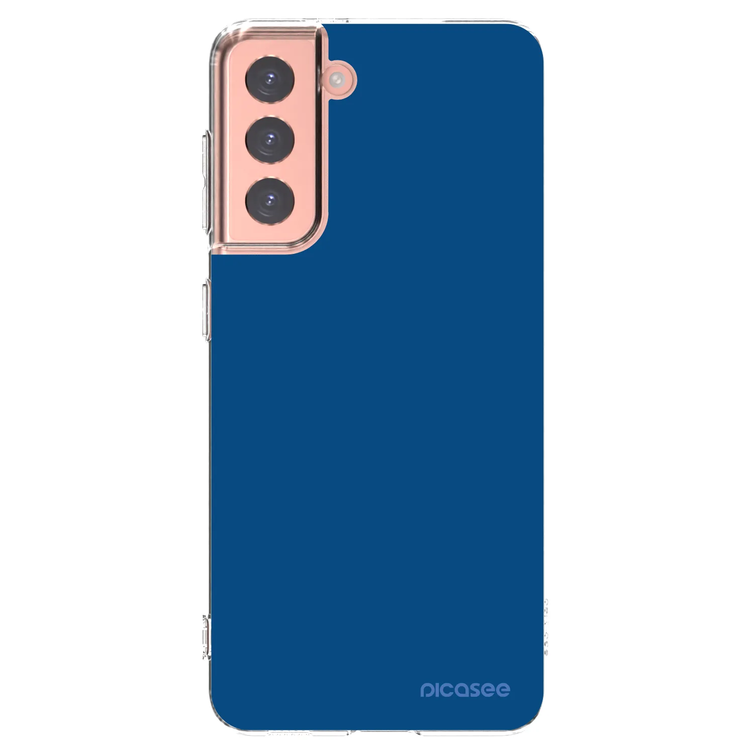 Picasee átlátszó szilikon tok az alábbi mobiltelefonokra Samsung Galaxy S21 5G G991B - Navy Blue