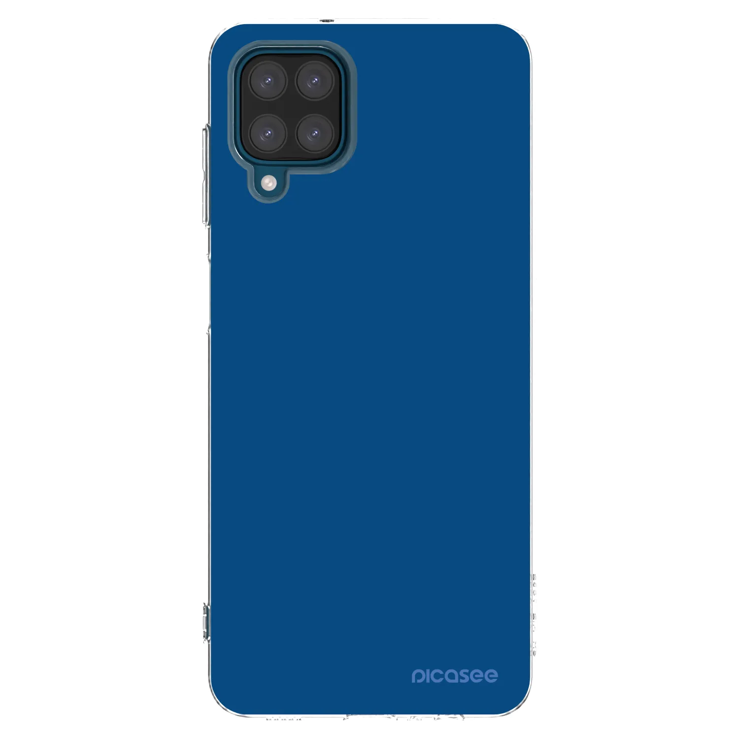 Picasee átlátszó szilikon tok az alábbi mobiltelefonokra Samsung Galaxy A12 A125F - Navy Blue
