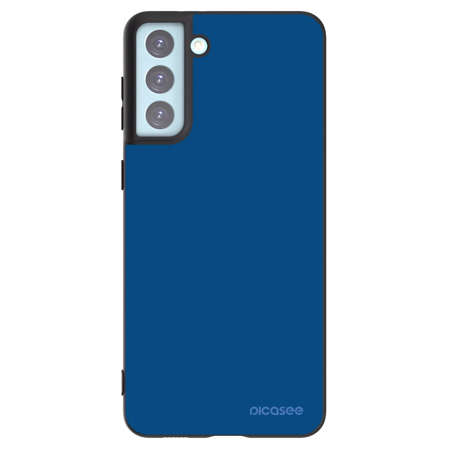 Picasee fekete szilikon tok az alábbi mobiltelefonokra Samsung Galaxy S21+ 5G G996F - Navy Blue