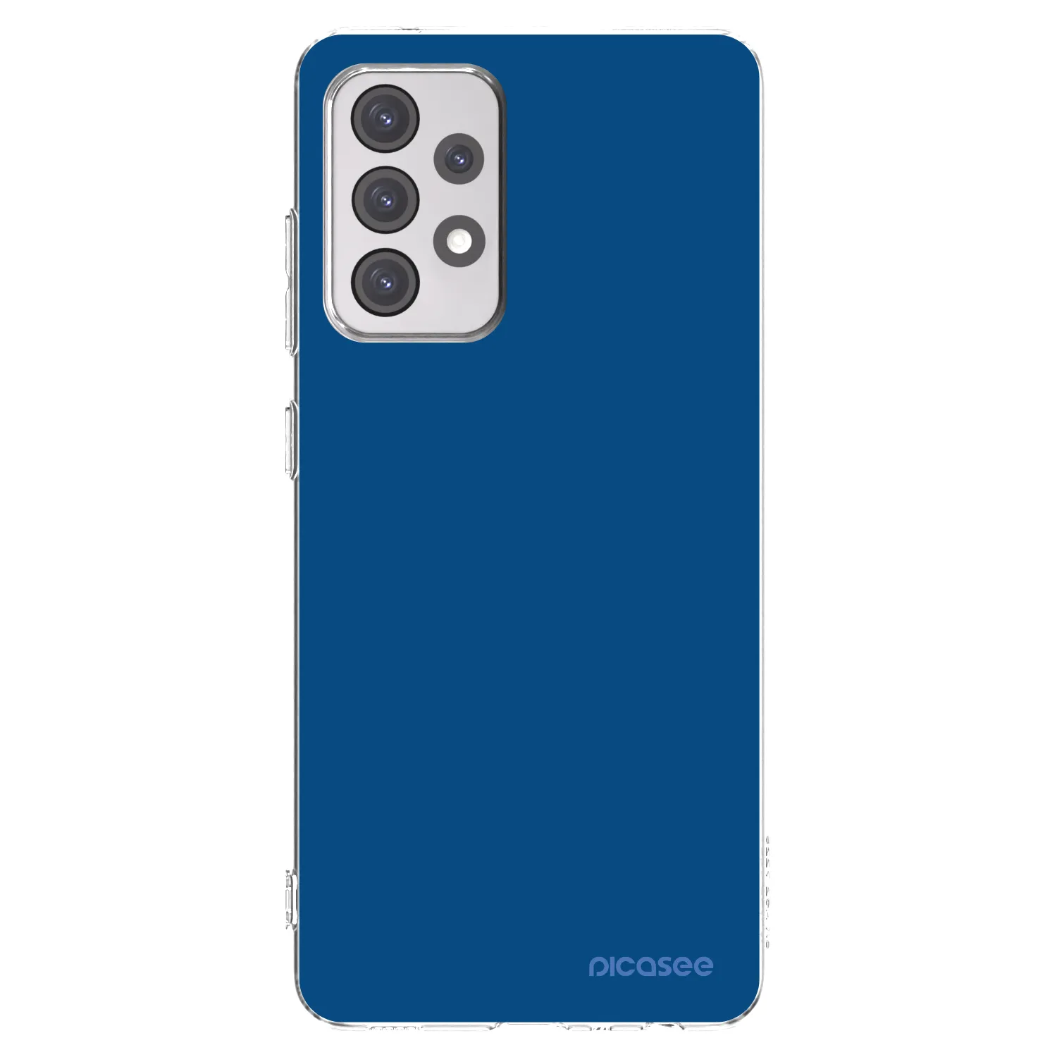 Picasee átlátszó szilikon tok az alábbi mobiltelefonokra Samsung Galaxy A52 5G A525F - Navy Blue