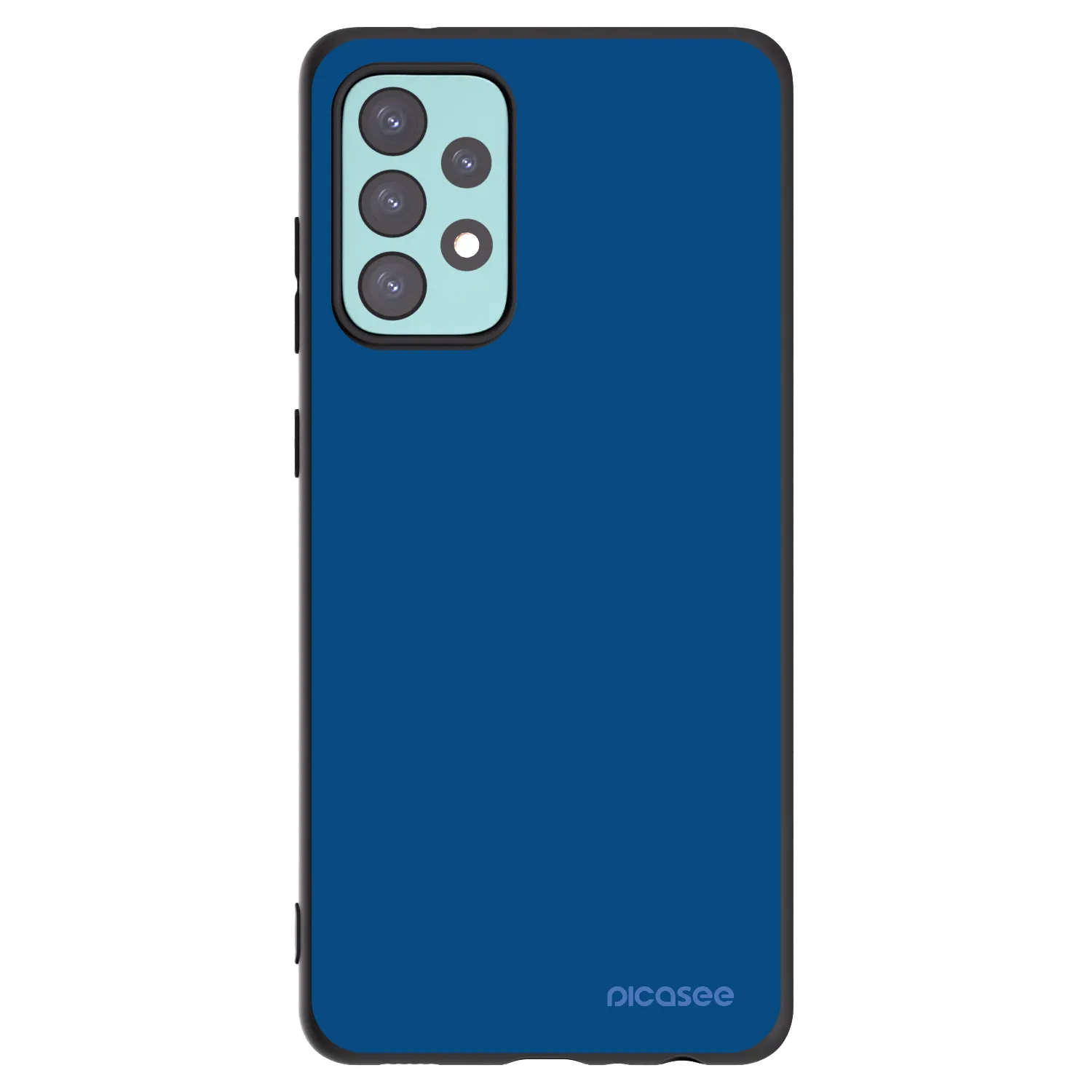 Picasee fekete szilikon tok az alábbi mobiltelefonokra Samsung Galaxy A72 A725F - Navy Blue