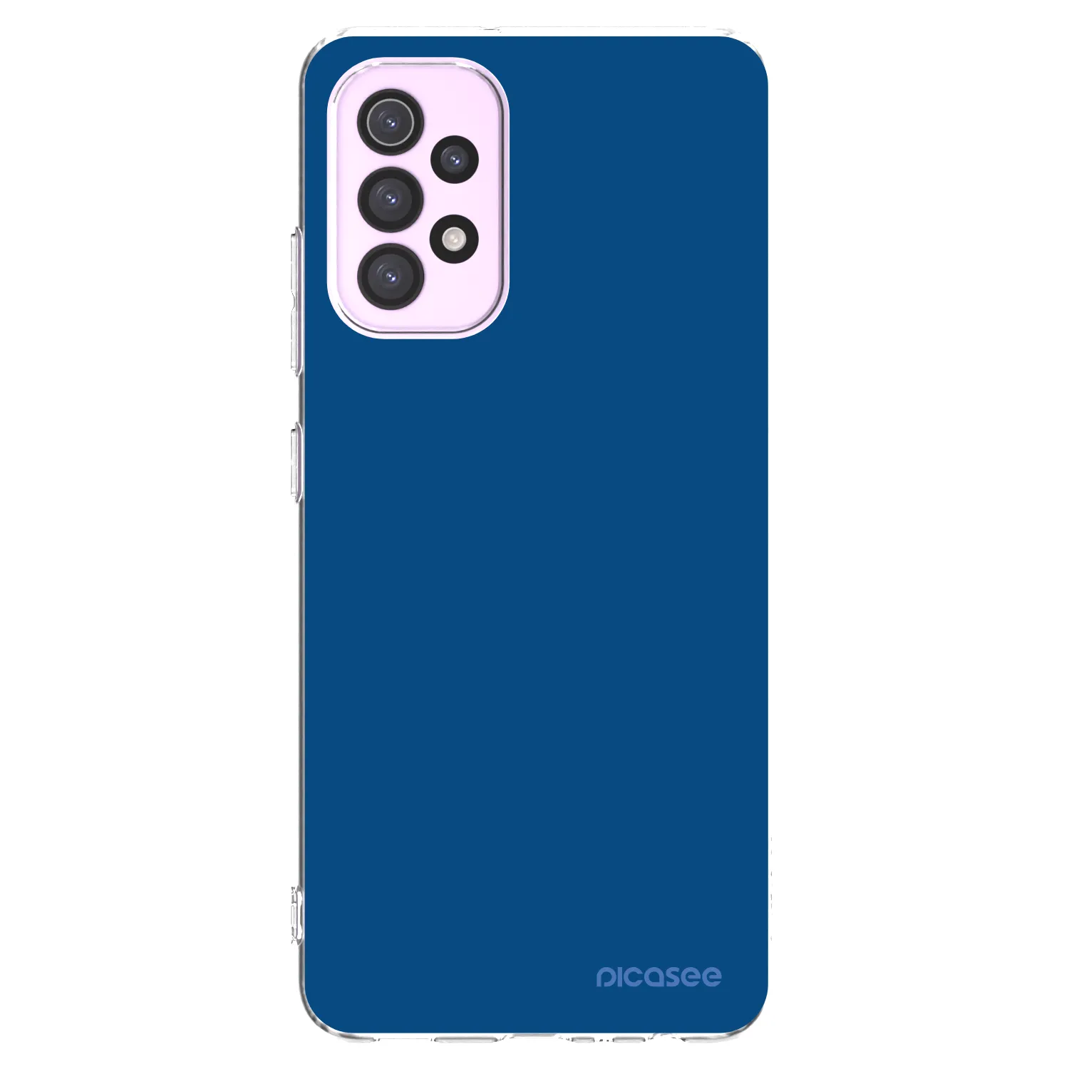 Picasee átlátszó szilikon tok az alábbi mobiltelefonokra Samsung Galaxy A32 5G A326B - Navy Blue