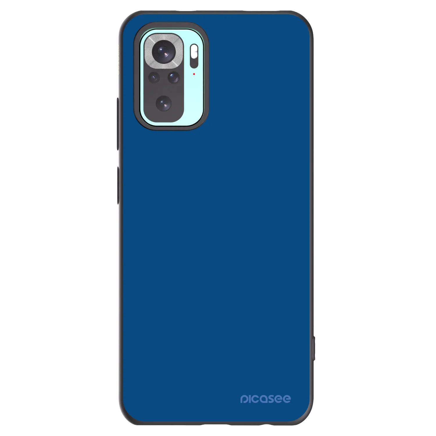 Picasee fekete szilikon tok az alábbi mobiltelefonokra Xiaomi Redmi Note 10 Pro - Navy Blue