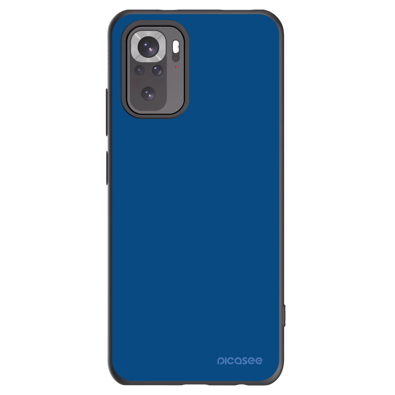 Picasee fekete szilikon tok az alábbi mobiltelefonokra Xiaomi Redmi Note 10S - Navy Blue
