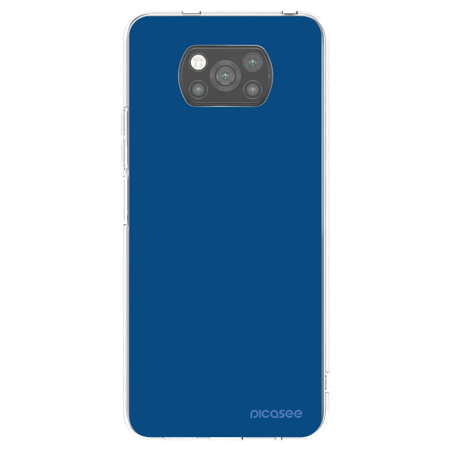 Picasee fekete szilikon tok az alábbi mobiltelefonokra Xiaomi Poco X3 Pro - Navy Blue
