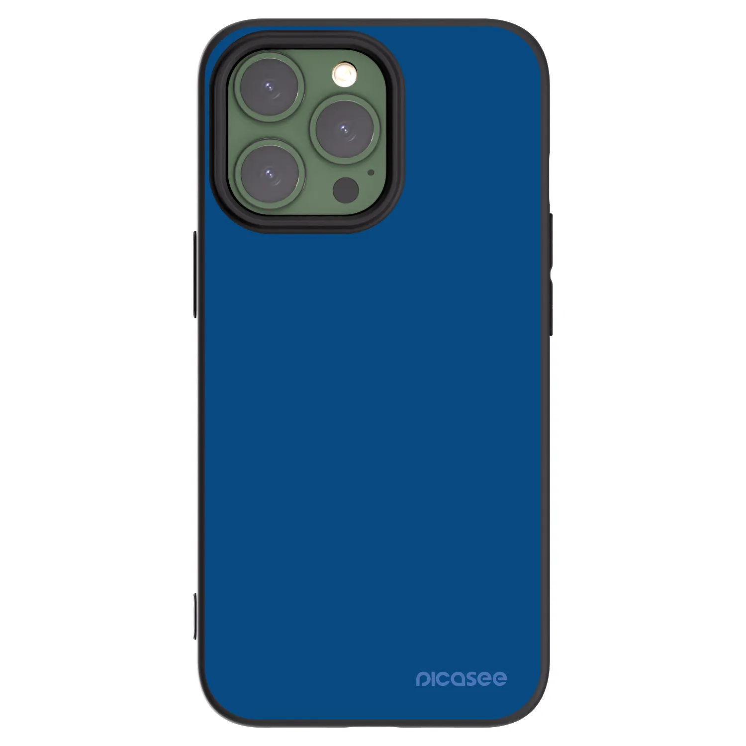 Picasee fekete szilikon tok az alábbi mobiltelefonokra Apple iPhone 13 Pro - Navy Blue