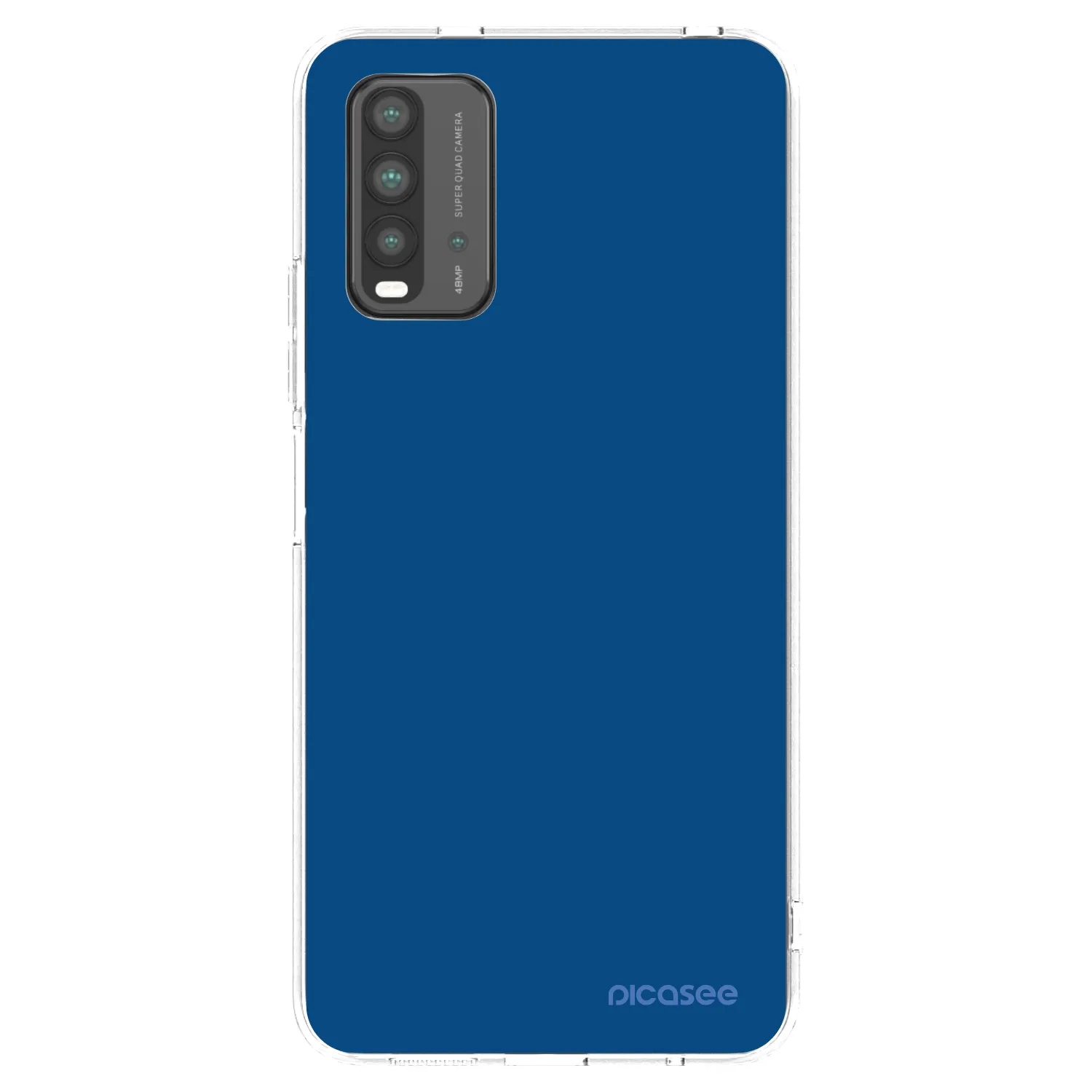 Picasee fekete szilikon tok az alábbi mobiltelefonokra Xiaomi Redmi 9T - Navy Blue