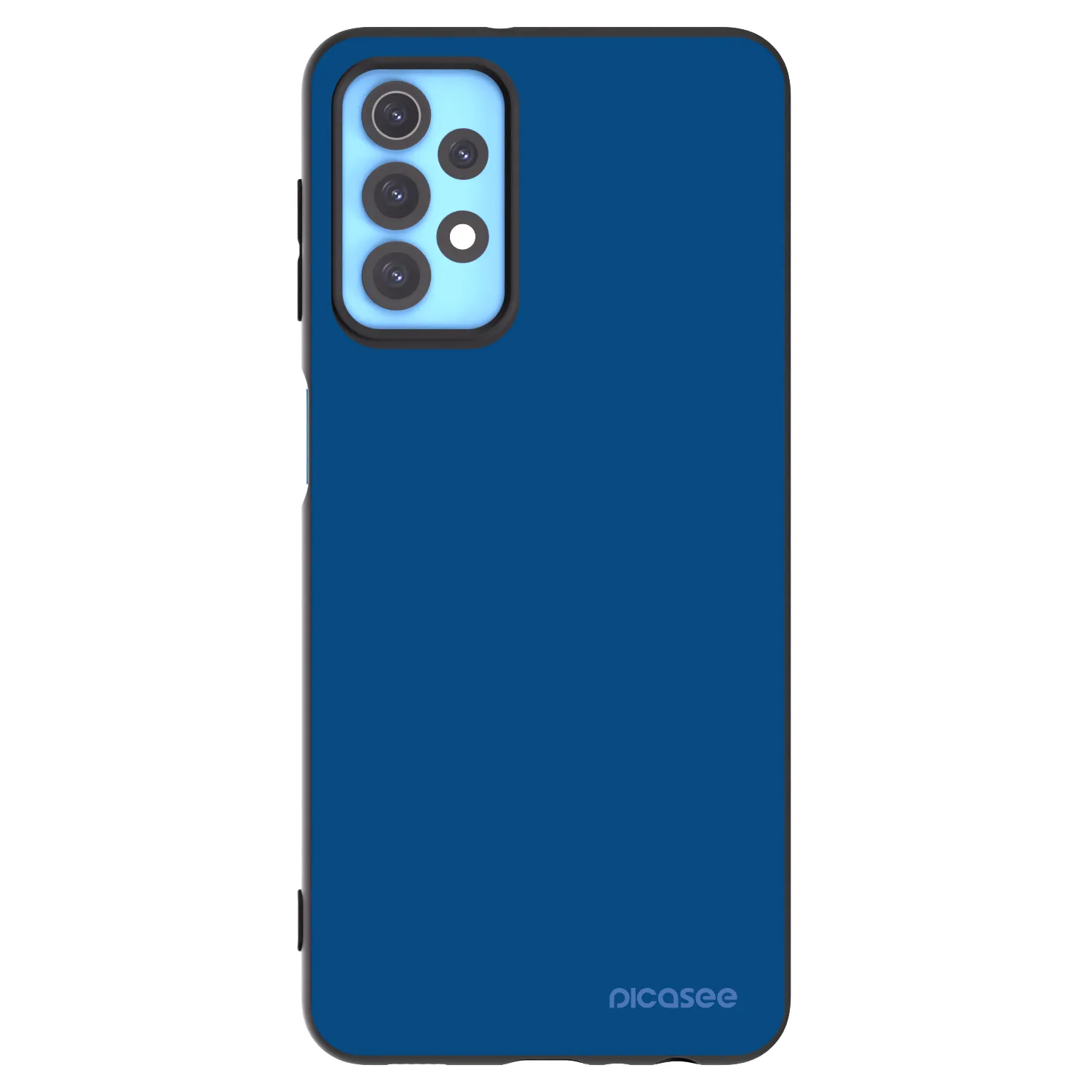 Picasee fekete szilikon tok az alábbi mobiltelefonokra Samsung Galaxy A32 4G SM-A325F - Navy Blue