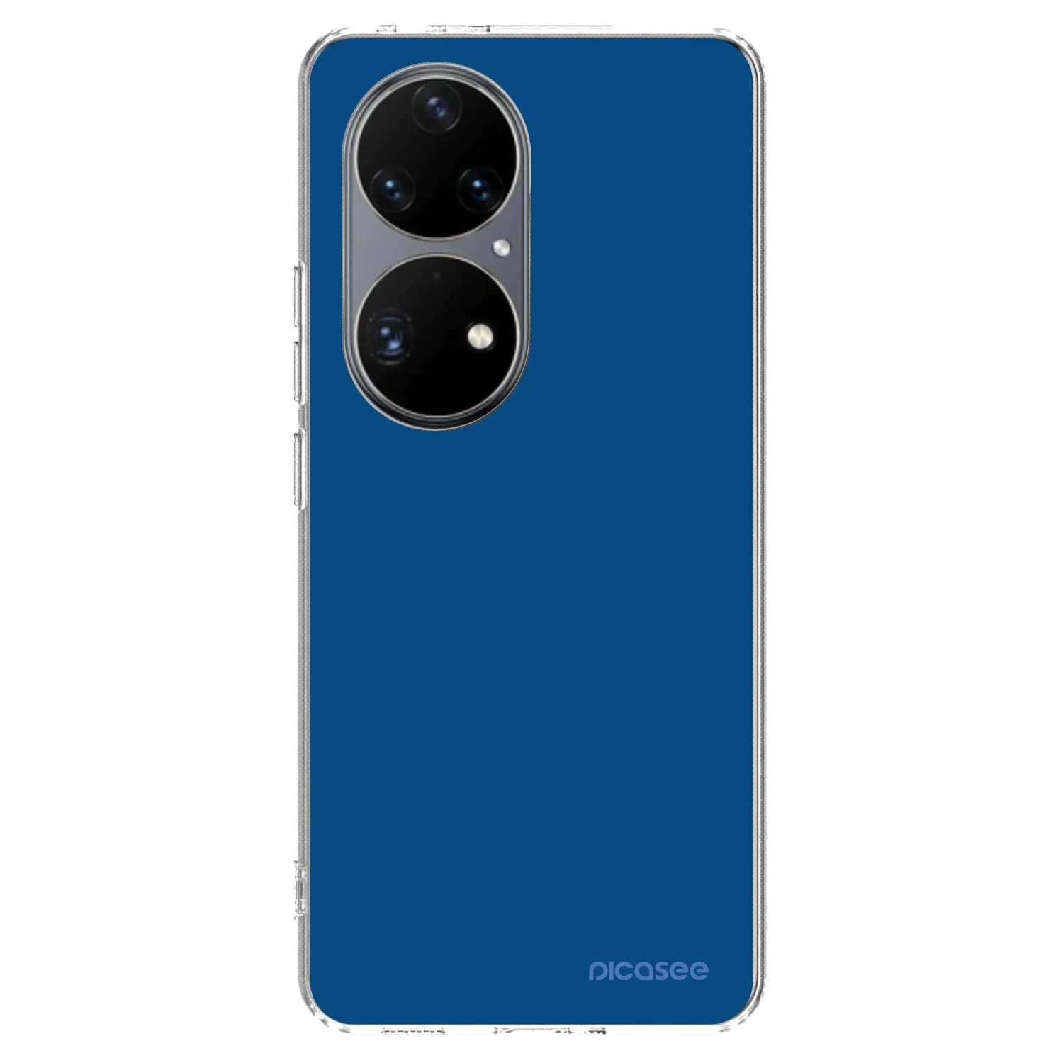 Picasee átlátszó szilikon tok az alábbi mobiltelefonokra Huawei P50 - Navy Blue