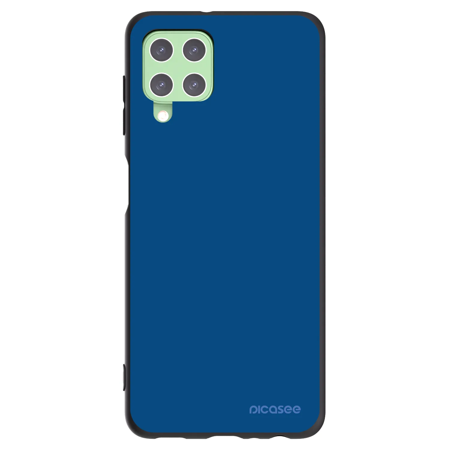 Picasee fekete szilikon tok az alábbi mobiltelefonokra Samsung Galaxy A22 A225F 4G - Navy Blue