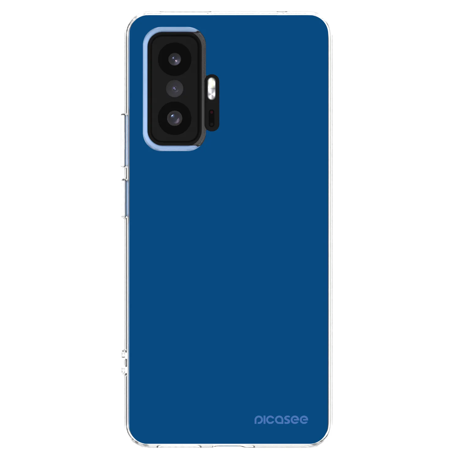 Picasee átlátszó szilikon tok az alábbi mobiltelefonokra Xiaomi 11T - Navy Blue
