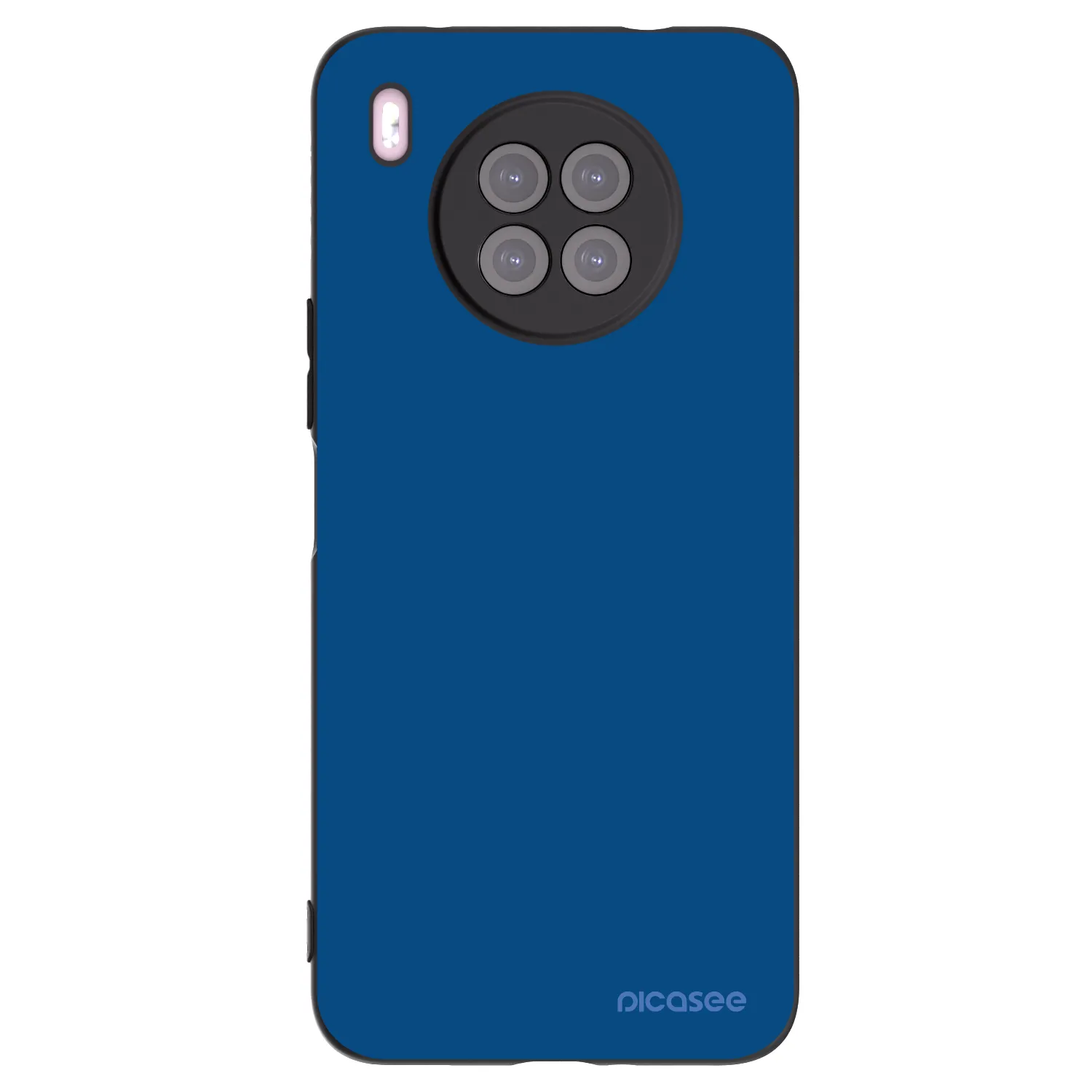 Picasee fekete szilikon tok az alábbi mobiltelefonokra Huawei Nova 8i - Navy Blue
