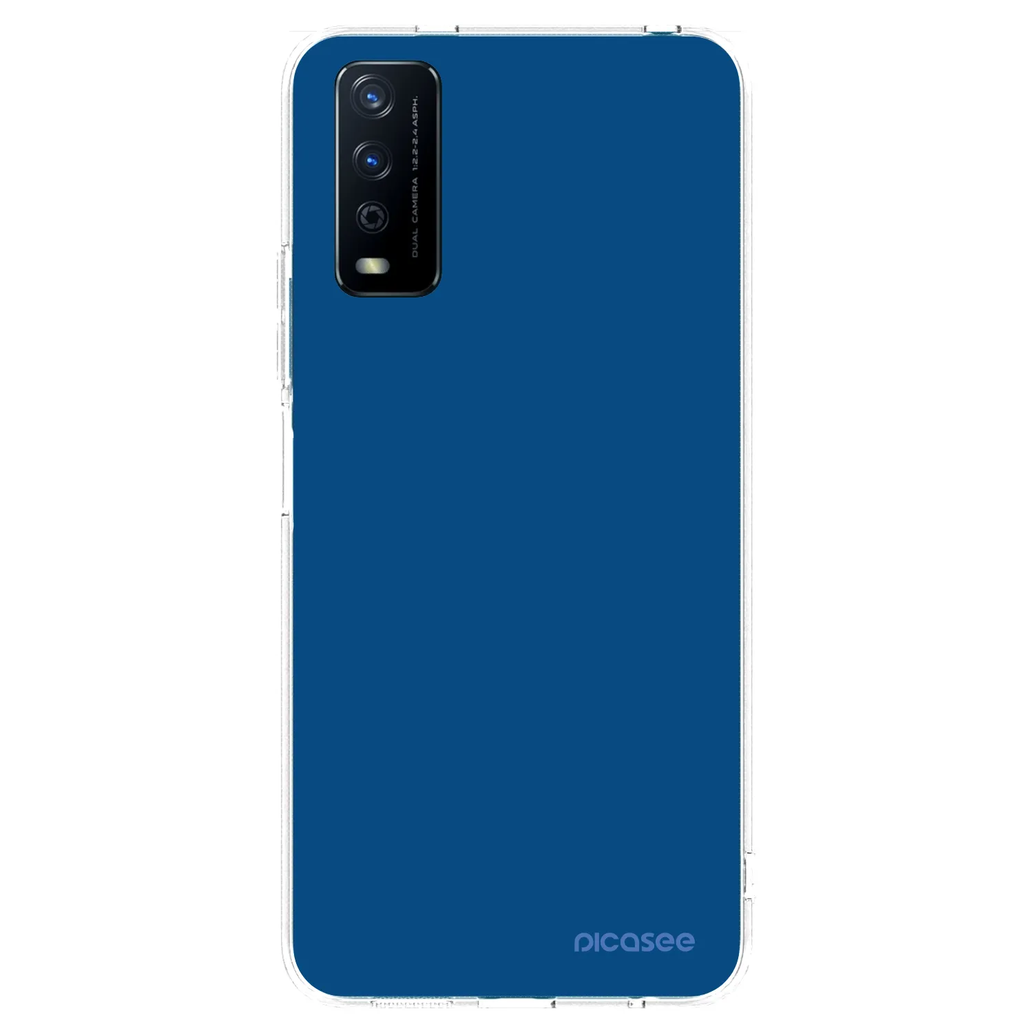 Picasee átlátszó szilikon tok az alábbi mobiltelefonokra Vivo Y11s - Navy Blue