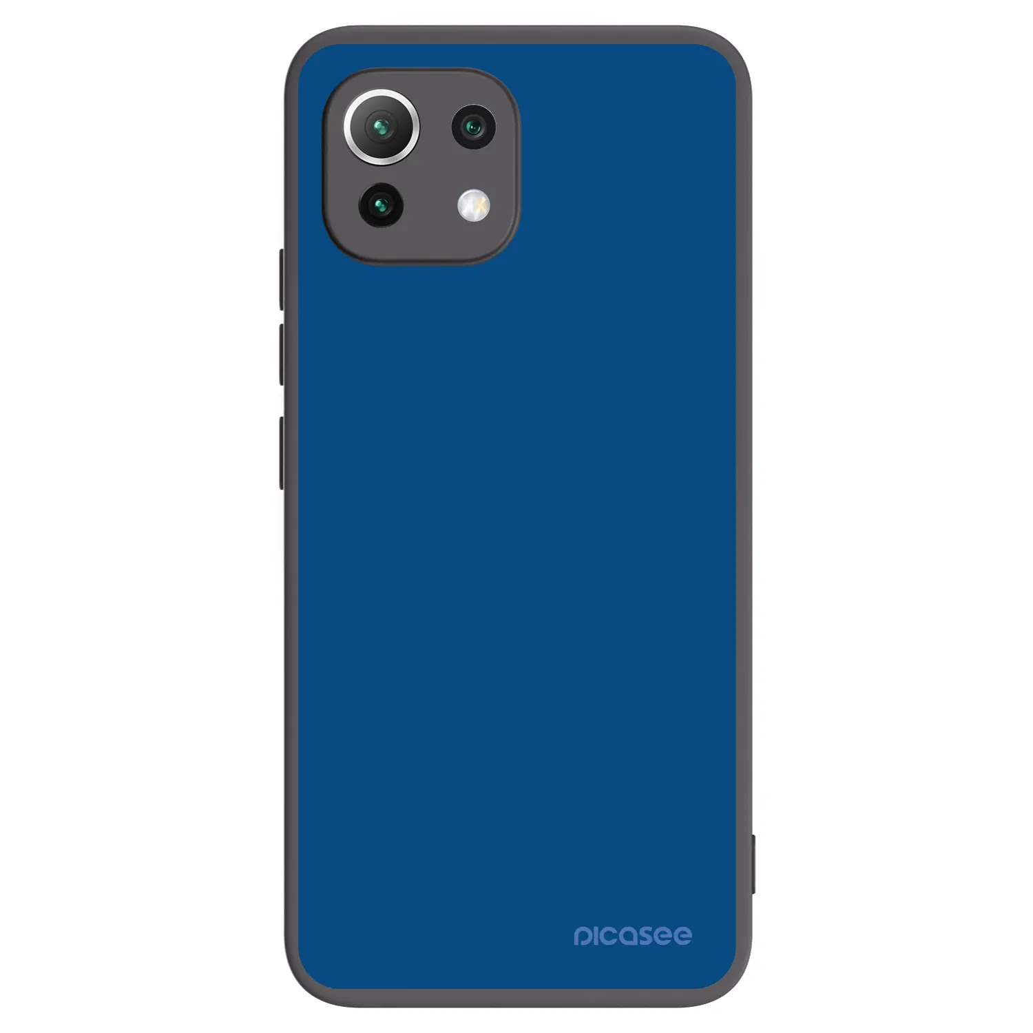Picasee fekete szilikon tok az alábbi mobiltelefonokra Xiaomi 11 Lite 5G NE - Navy Blue