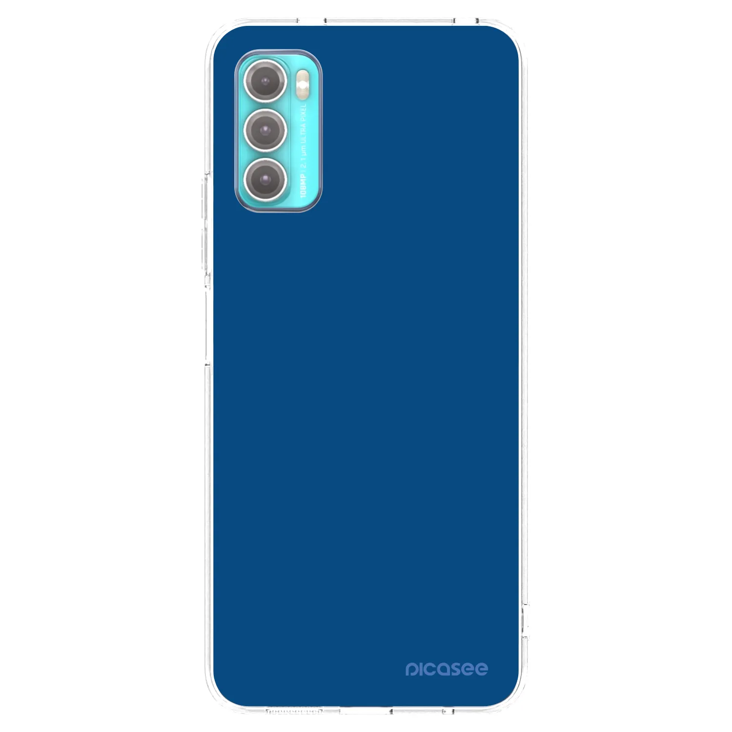 Picasee átlátszó szilikon tok az alábbi mobiltelefonokra Motorola Moto G60 - Navy Blue