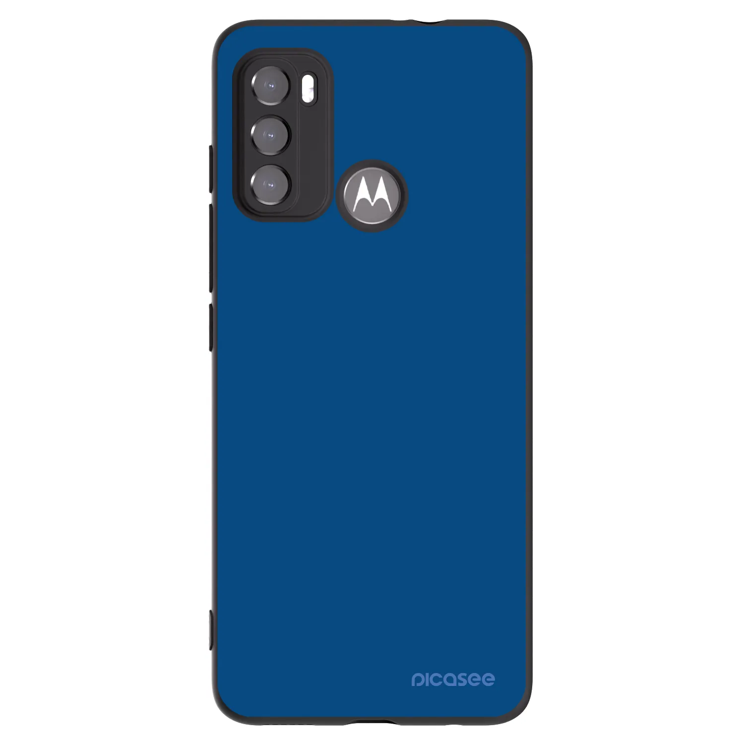 Picasee fekete szilikon tok az alábbi mobiltelefonokra Motorola Moto G60 - Navy Blue