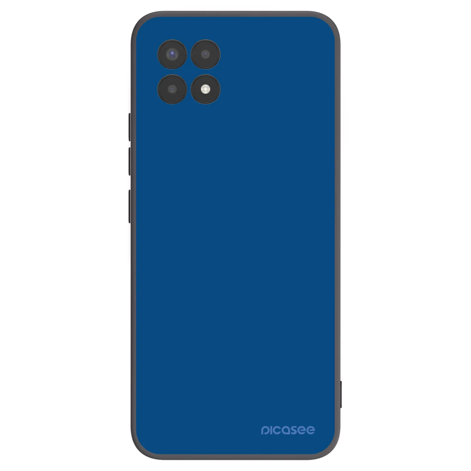 Picasee fekete szilikon tok az alábbi mobiltelefonokra Realme 8i - Navy Blue
