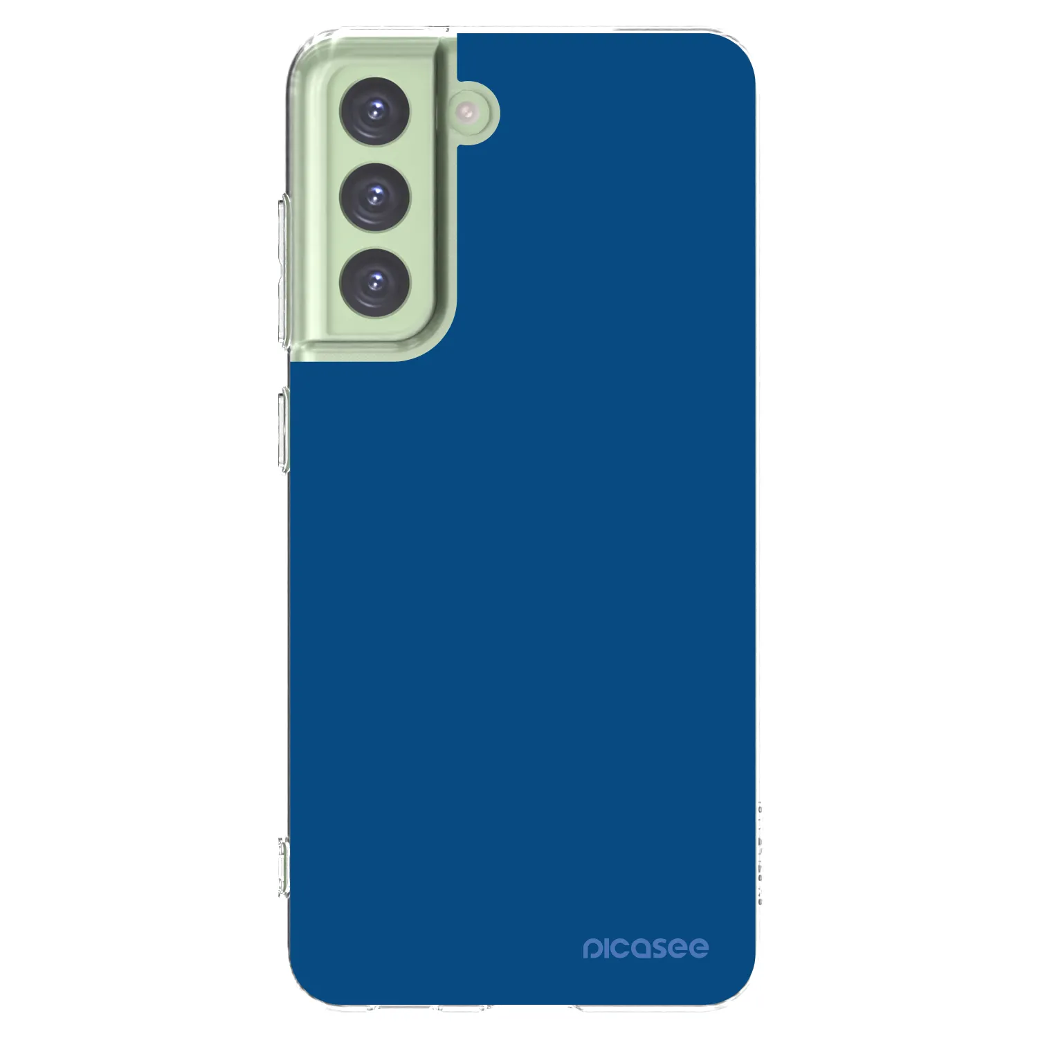 Picasee átlátszó szilikon tok az alábbi mobiltelefonokra Samsung Galaxy S21 FE 5G - Navy Blue