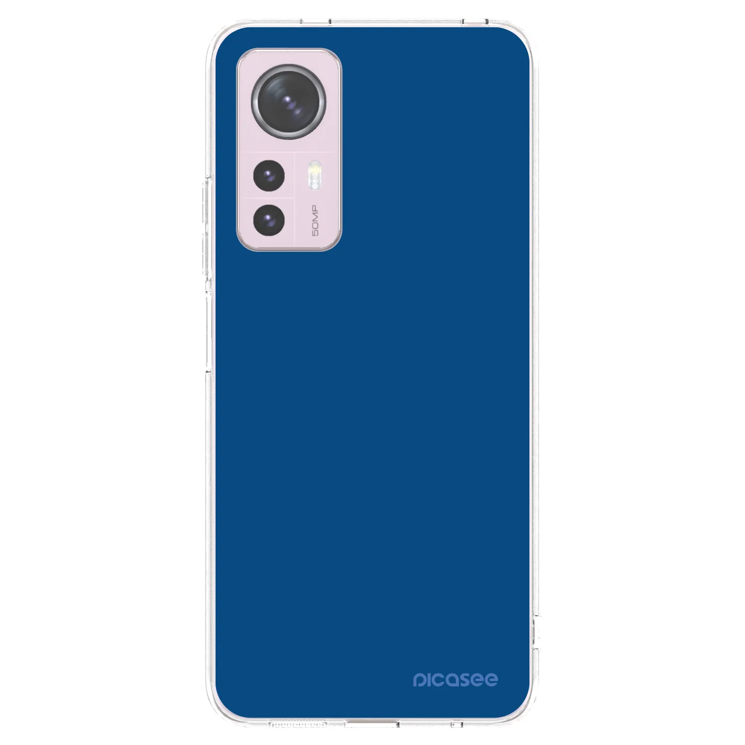 Picasee átlátszó szilikon tok az alábbi mobiltelefonokra Xiaomi 12 - Navy Blue
