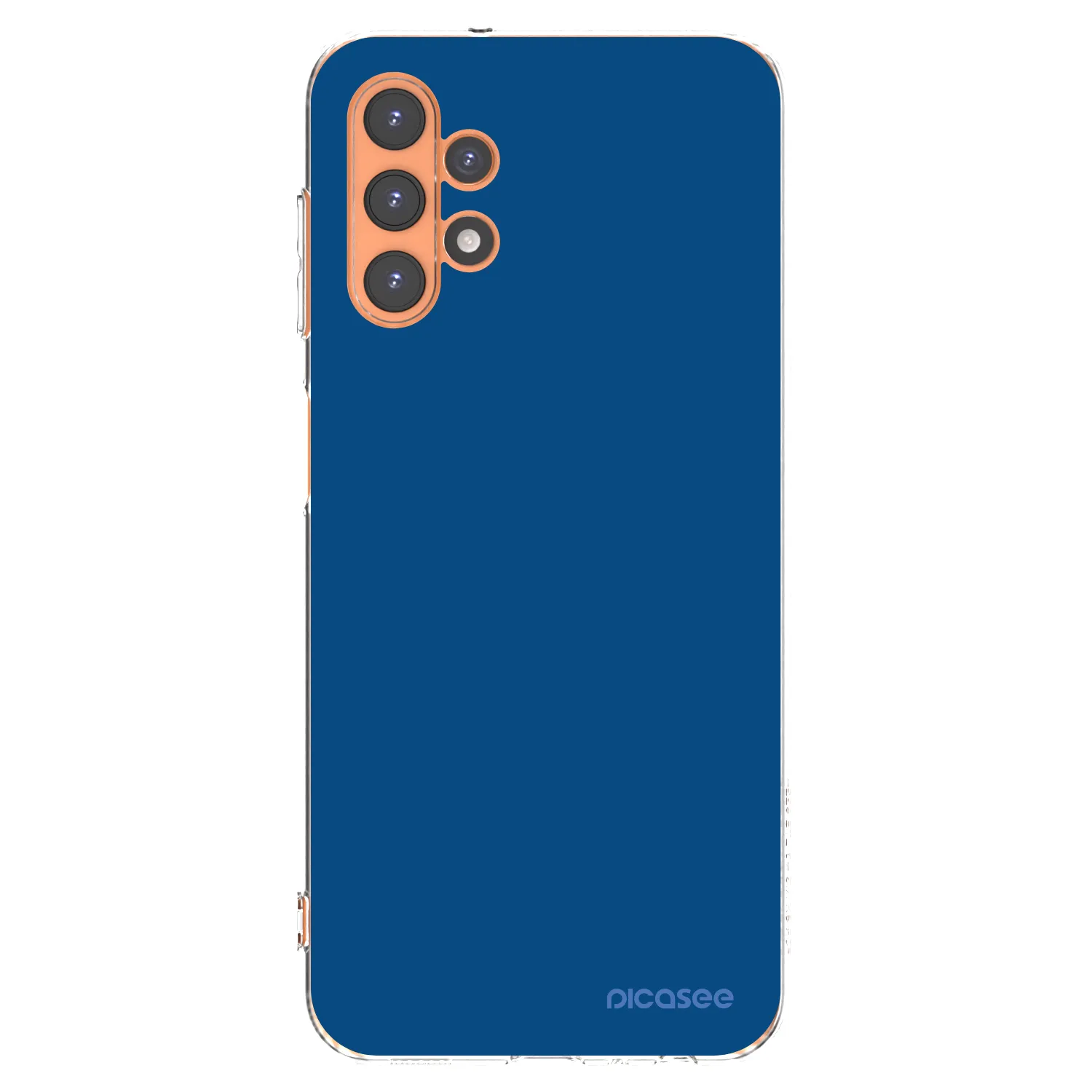 Picasee átlátszó szilikon tok az alábbi mobiltelefonokra Samsung Galaxy A13 4G A135 - Navy Blue