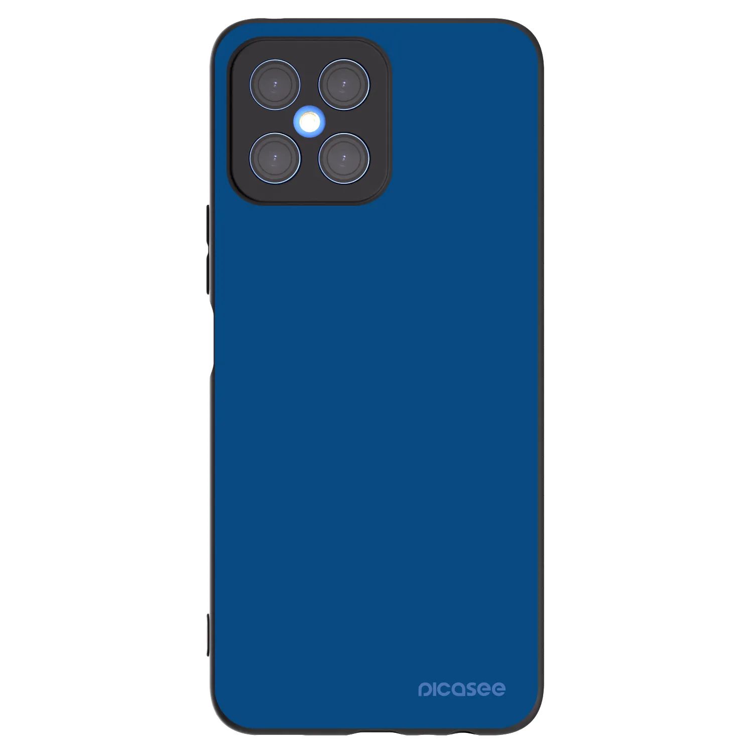 Picasee fekete szilikon tok az alábbi mobiltelefonokra Honor X8 4G - Navy Blue