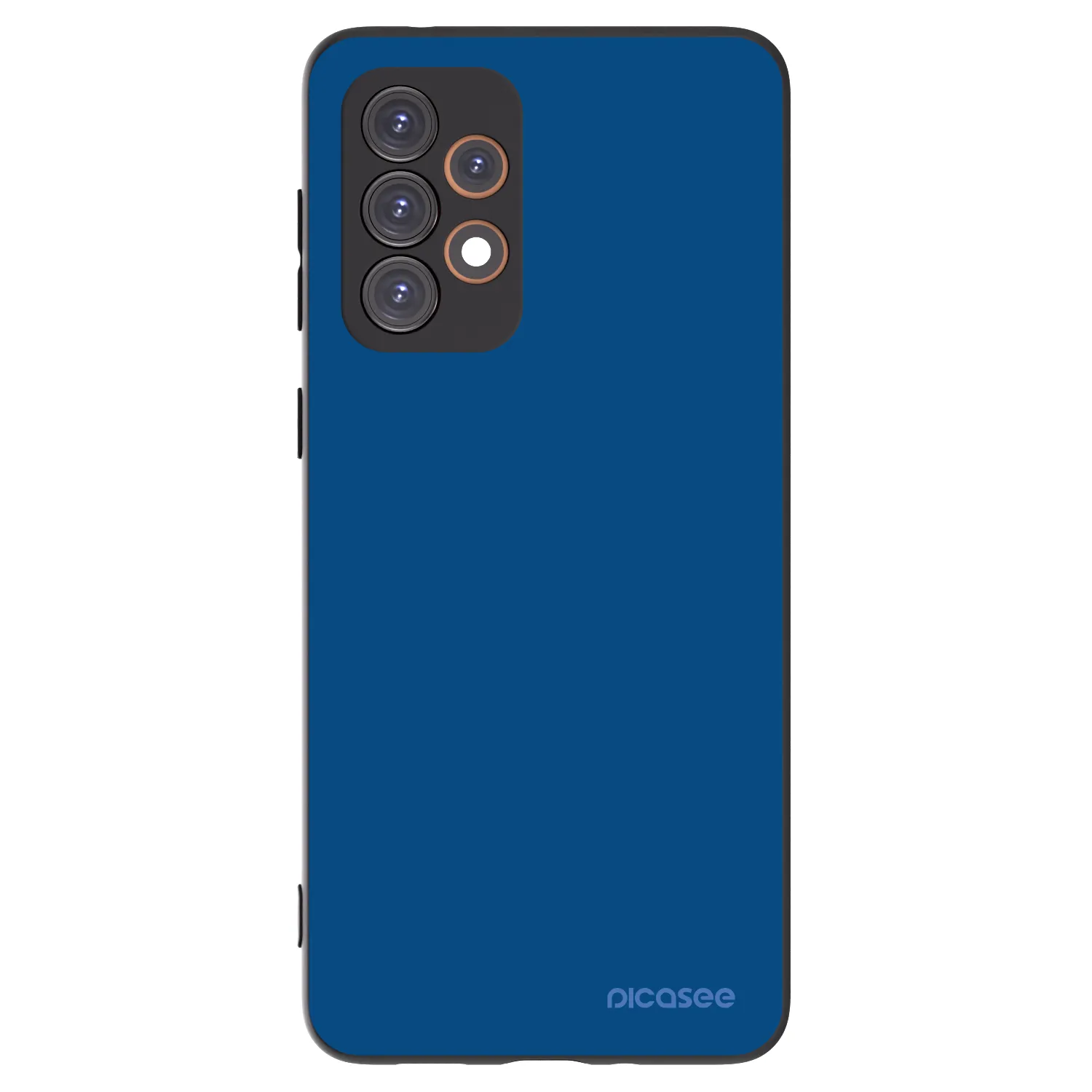 Picasee fekete szilikon tok az alábbi mobiltelefonokra Samsung Galaxy A33 5G A336 - Navy Blue